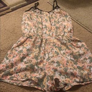 Charlotte Russe Floral Romper